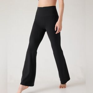 Athleta straight up yoga pants flared women size Large